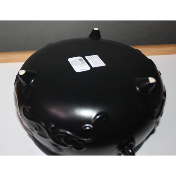 Bath & Body Works Black Footed Round Cauldron Body Care Holder Vanity Halloween - Picture 9 of 15